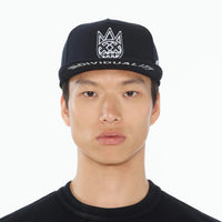 Cult of Individuality Cult Logo Trucker Hat – Black Mesh