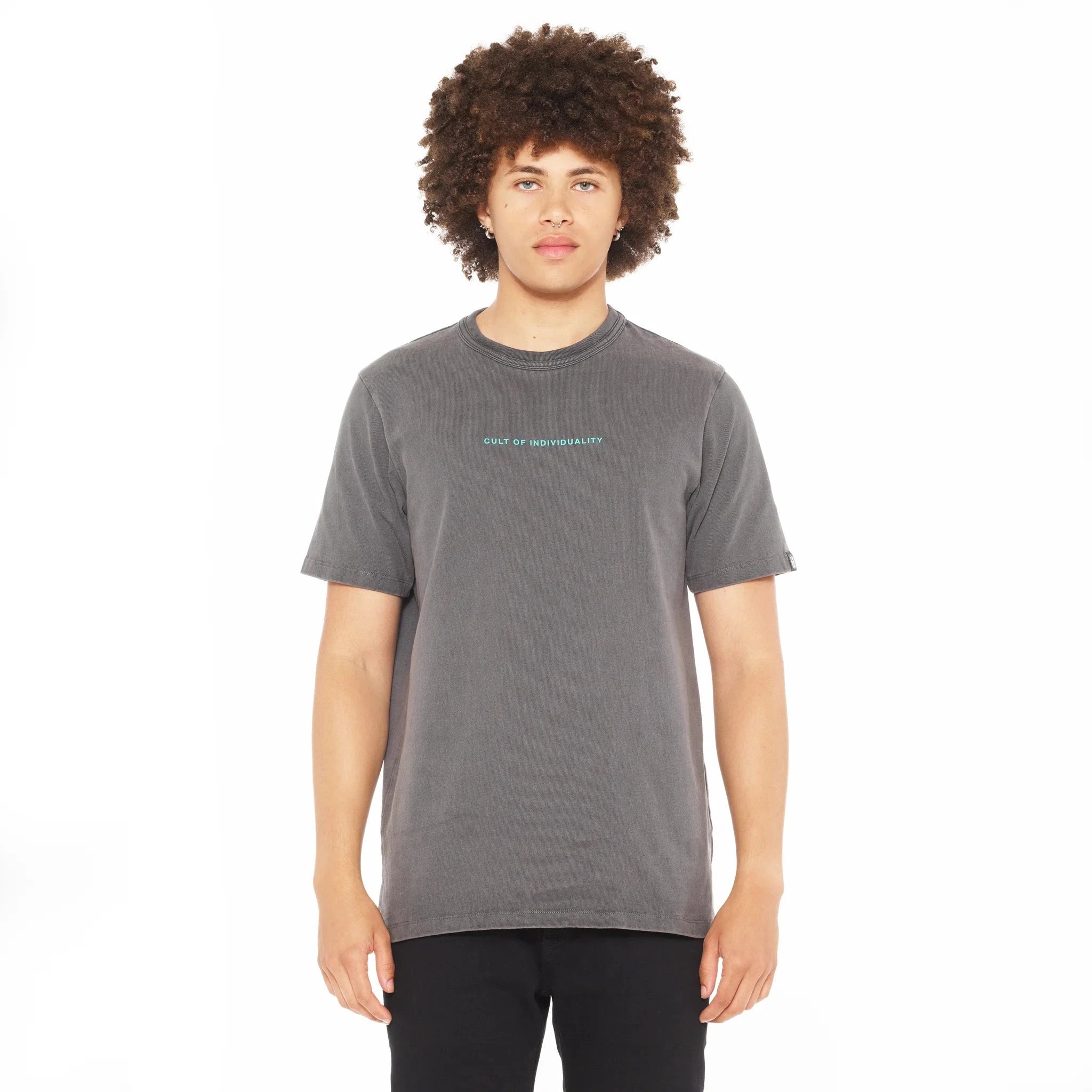 Cult of Individuality Shimuchan Logo Tee - Steel Gray