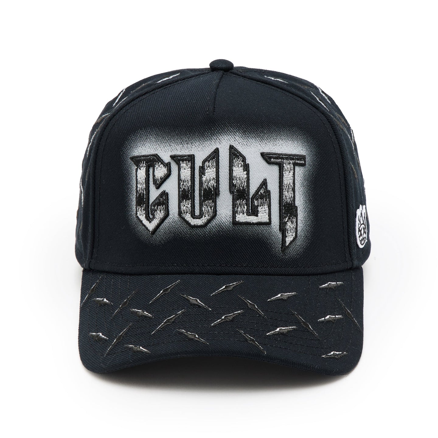 Cult Of Individuality Logo Mesh Back Trucker Hat Instruments Black