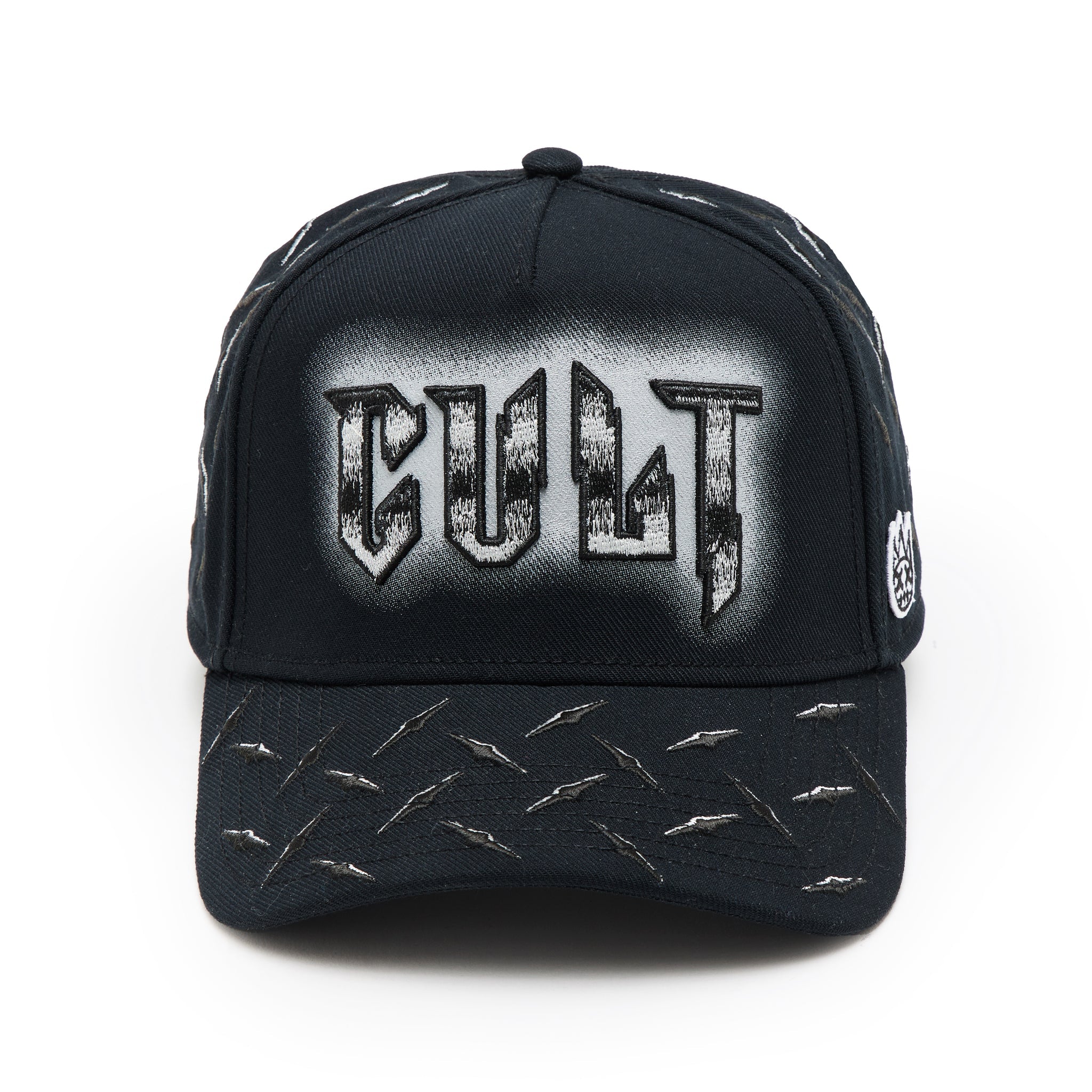 Cult Of Individuality Logo Mesh Back Trucker Hat Instruments Black