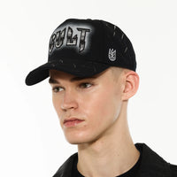 Cult Of Individuality Logo Mesh Back Trucker Hat Instruments Black