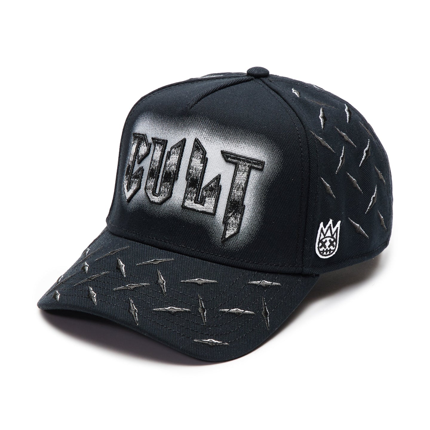 Cult Of Individuality Logo Mesh Back Trucker Hat Instruments Black