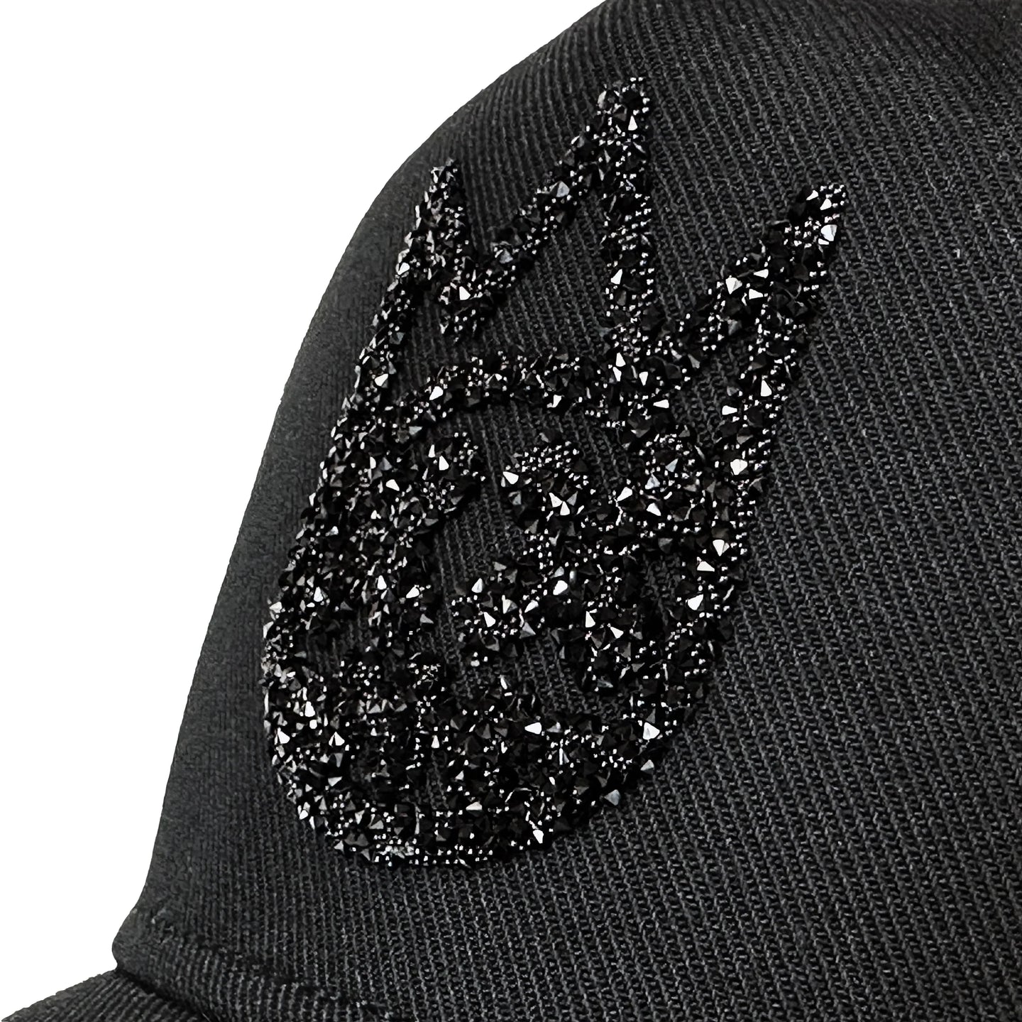 Cult Of Individuality Crystal Logo Mesh Back Trucker Hat Black