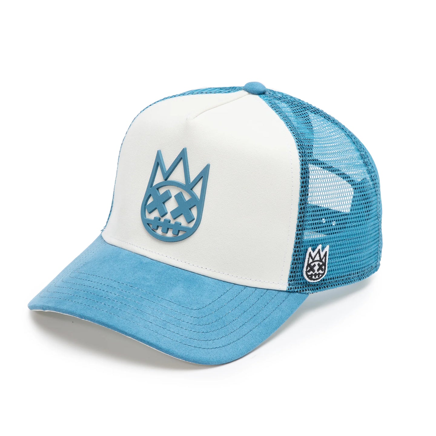 Cult Of Individuality Logo Mesh Trucker Hat "Shimuchan" Winter White