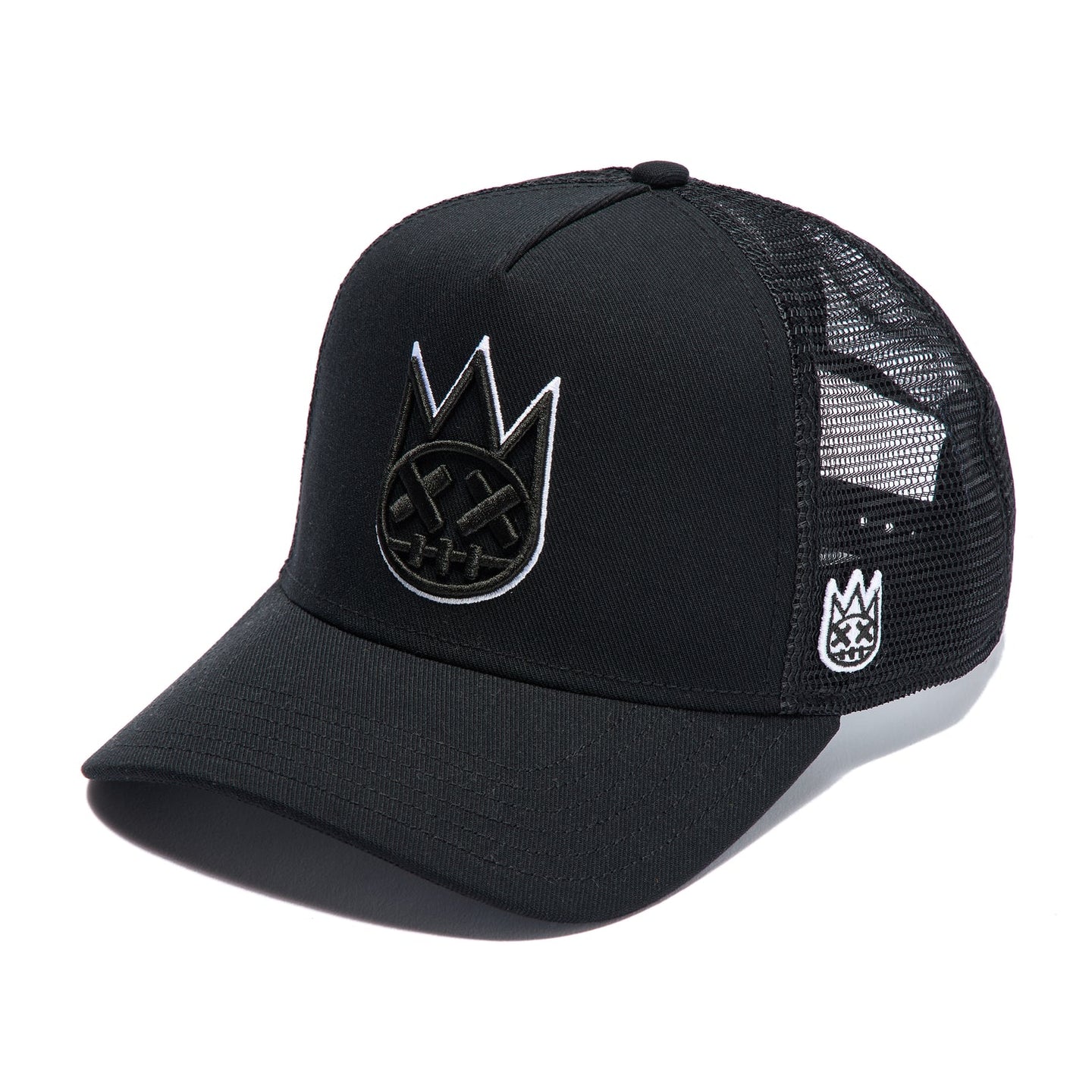 Cult Of Individuality Logo Mesh Back Trucker Hat Black