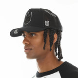 Cult Of Individuality Logo Mesh Back Trucker Hat Black