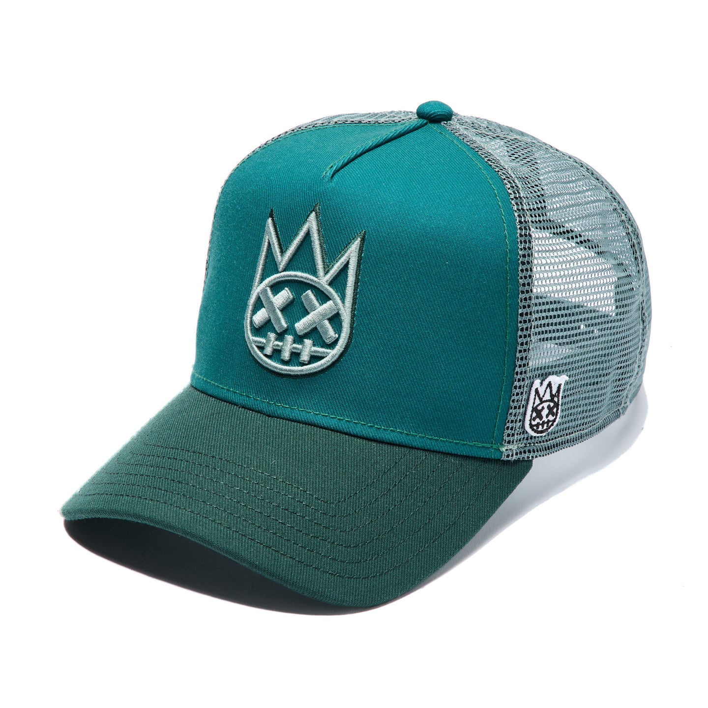 Cult Of Individuality Logo Mesh Back Trucker Hat Bayberry
