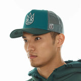 Cult Of Individuality Logo Mesh Back Trucker Hat Bayberry