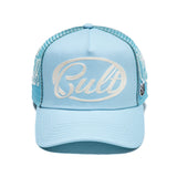 Cult Of Individuality Mesh Back Community Trucker Hat Blue Glow