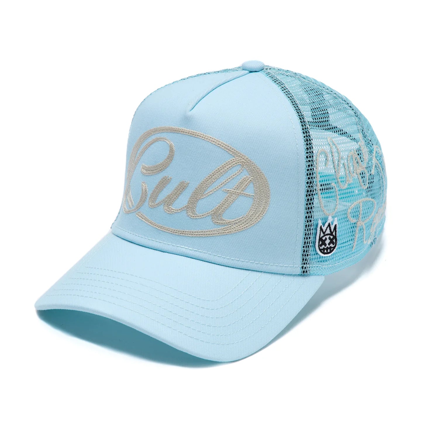 Cult Of Individuality Mesh Back Community Trucker Hat Blue Glow