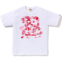 Bape Men’s ABC Camo 93 Bathing Ape Tee White x Pink