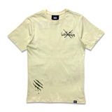 Denimicity Men’s Warrior of the Seas Stoned Out Rhinestone Tee Beige