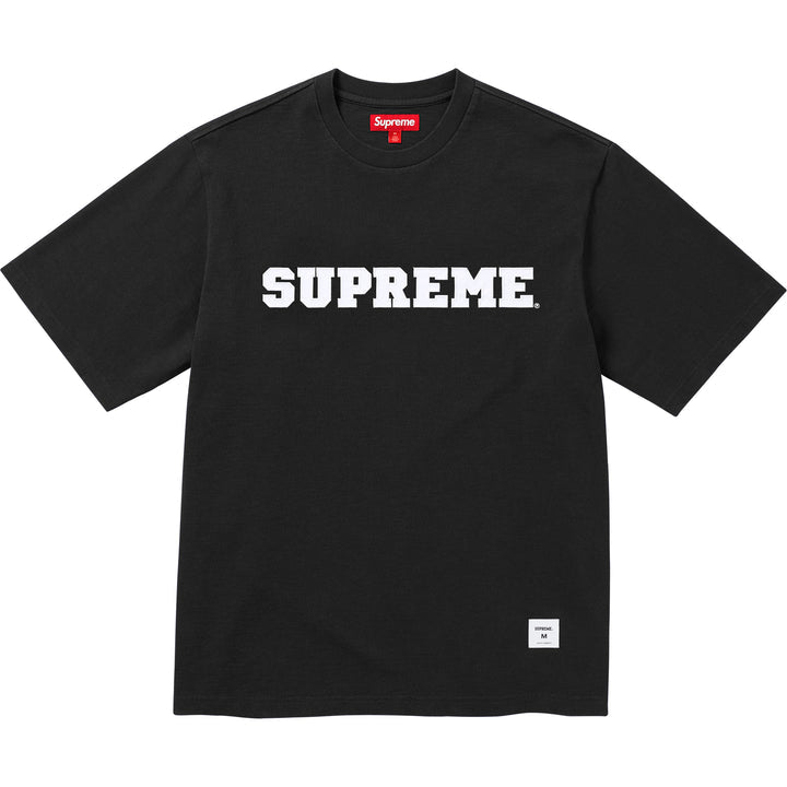 Supreme Collegiate Appliqué Tee Black