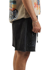 First Row Men’s Lost Paradiso Shorts Black/Blue