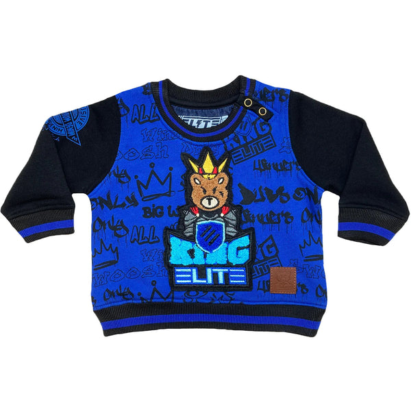 Elite denim (king royal blue infant boy sweater)