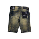 C'est La Vie Vintage Denim Shorts Dark Indigo