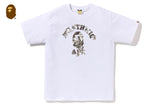 Bape Men’s Tree Edge Camo College Tee White X Grey