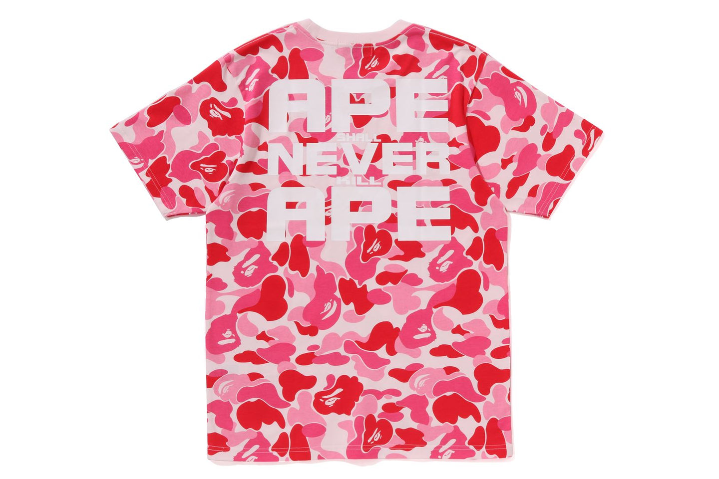Bape Men’s ABC Camo Asnka Tee Pink