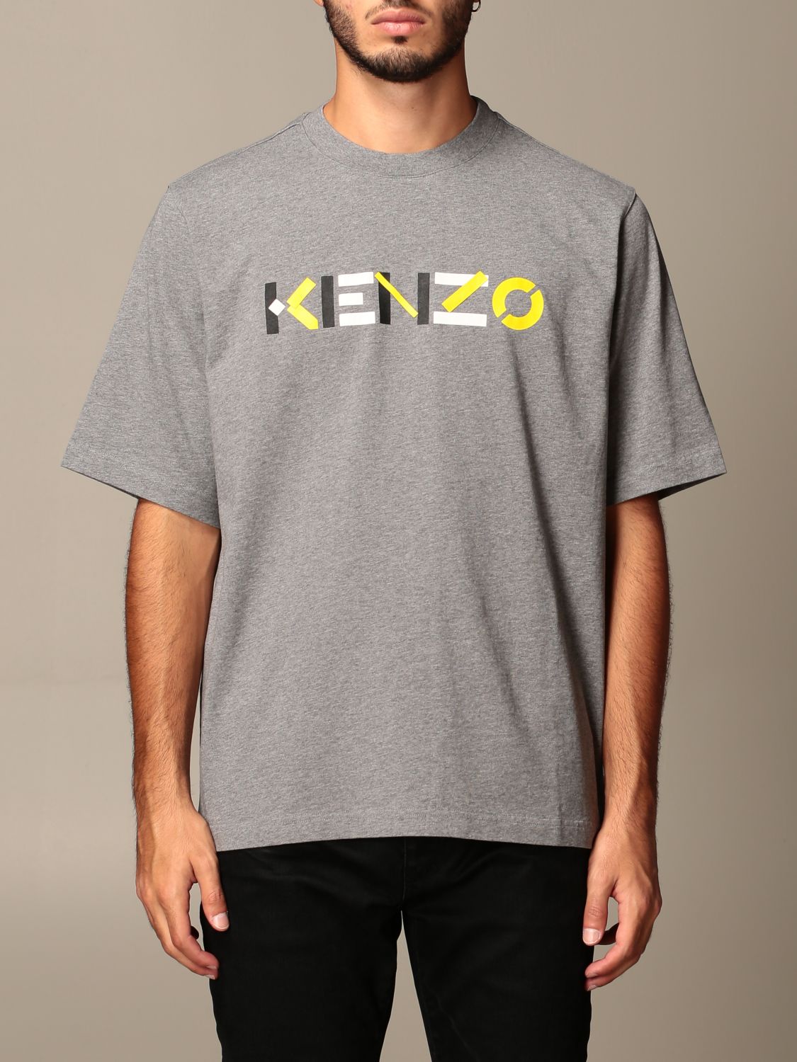 Kenzo Multico Logo T-Shirt - Grey (K42 P 206) | Men’s Tee
