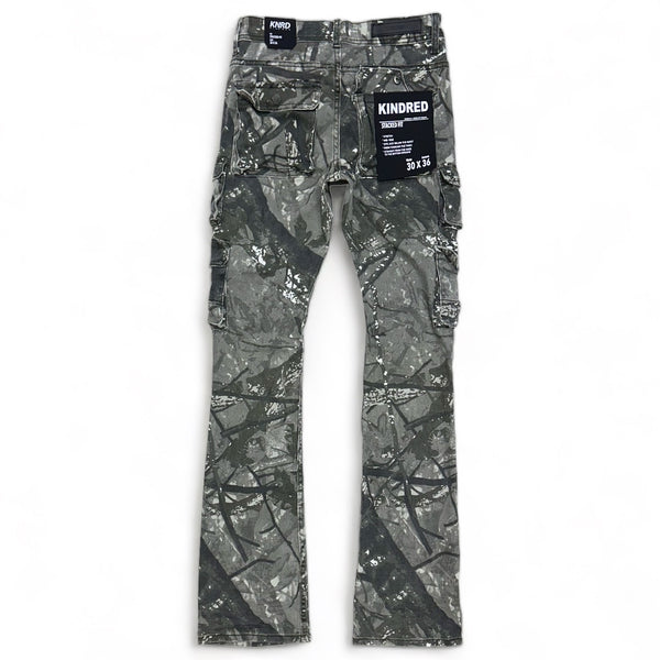 Kindred (Men’s Green Stone Camo cargo Stacked Jean)