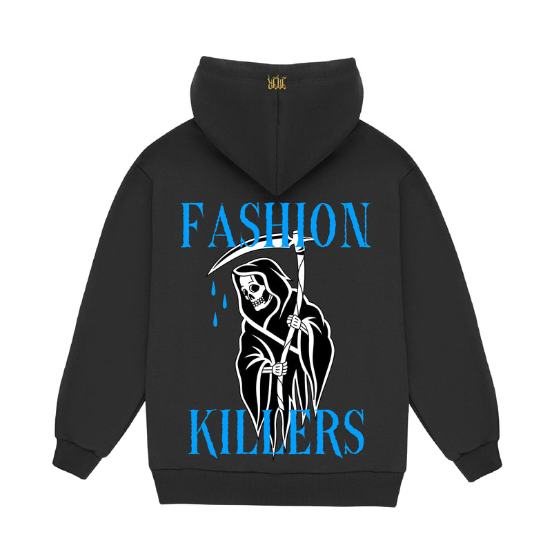 November reine (black/baby blue  “fashion hoodie)