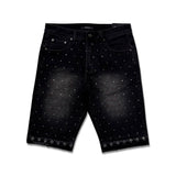 Kindred Men’s Rhinstone denim short Black