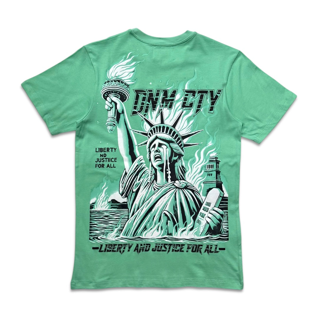 Denimicity Men’s Liberty Drowning Tee Teal