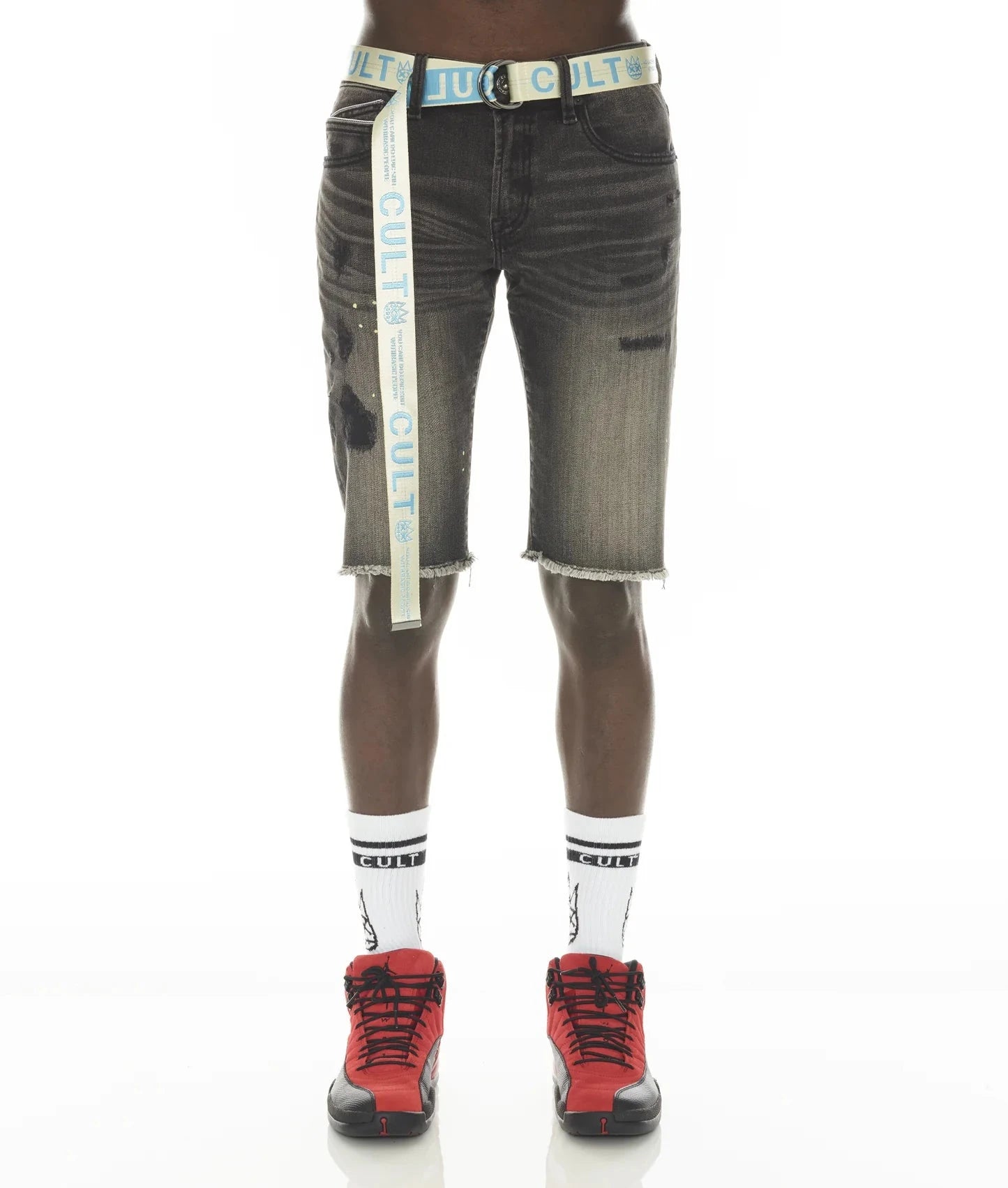 Cult of individuality Rocker Short Stretch belt in -Avon