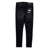 Kdnk Men's rhinestone skinny jeans black /grey wash