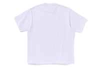 Bape Men’s Busy Works Relaxed Fit Tee White X Purple