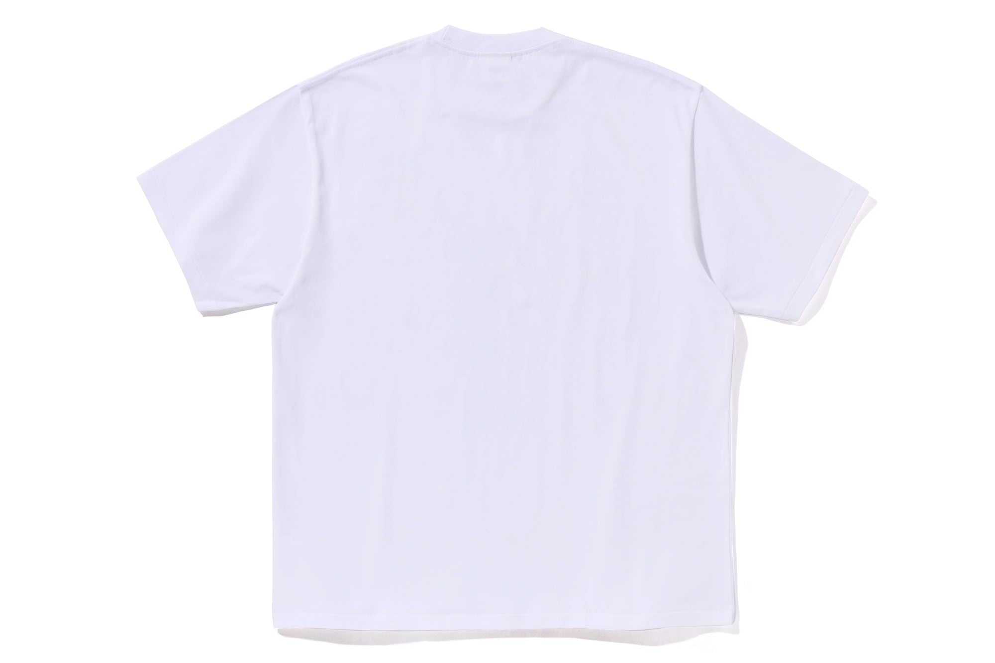 Bape Men’s Busy Works Relaxed Fit Tee White X Purple