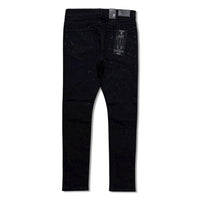 Focus Denim Men's Rhinestone Jeans - Black