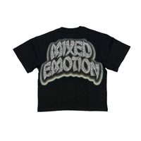 Mixed Emotion Rhinestone Seaside Tee Black