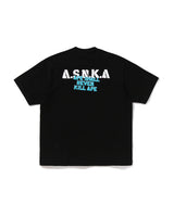 Bape Stencil Font Ape Head Tee Black