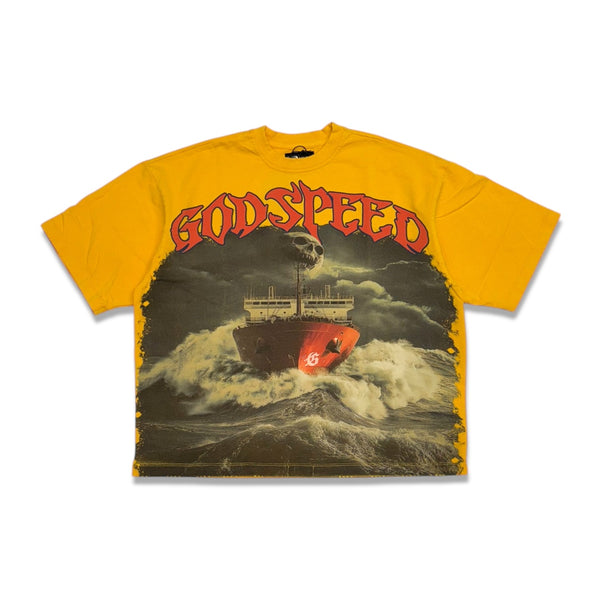Godspeed Sea Sick T-Shirt – Yellow