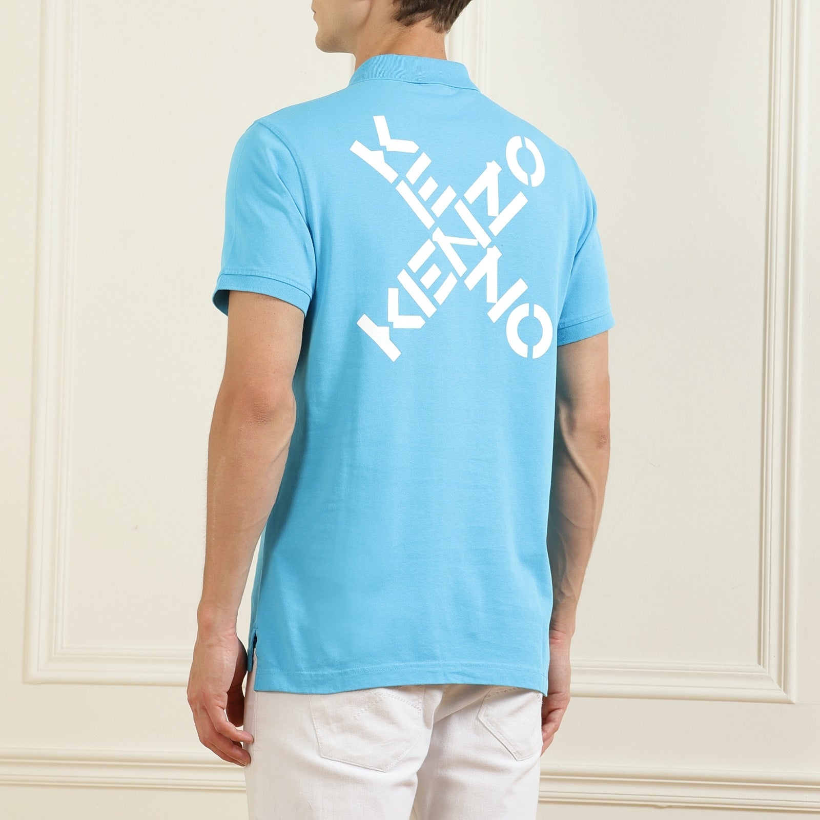 Kenzo Sport Regular Polo - Blue (01 P 216) | Men’s Polo Shirt