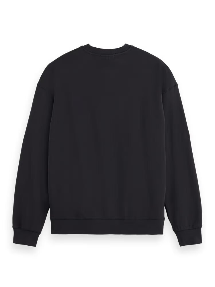 Scotch & Soda Essentials Logo Sweatshirt - Black