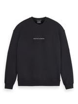 Scotch & Soda Essentials Logo Sweatshirt - Black