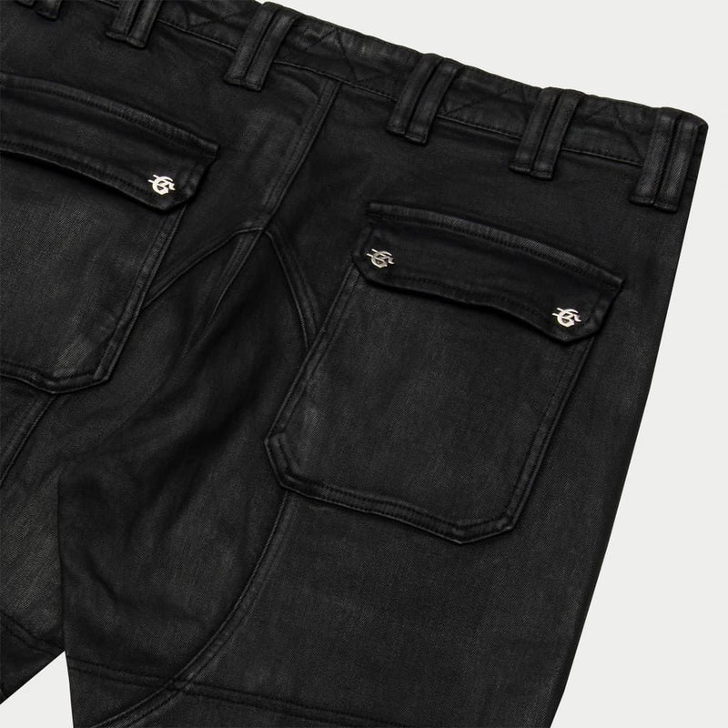 Godspeed wax flare premium cargo pant black