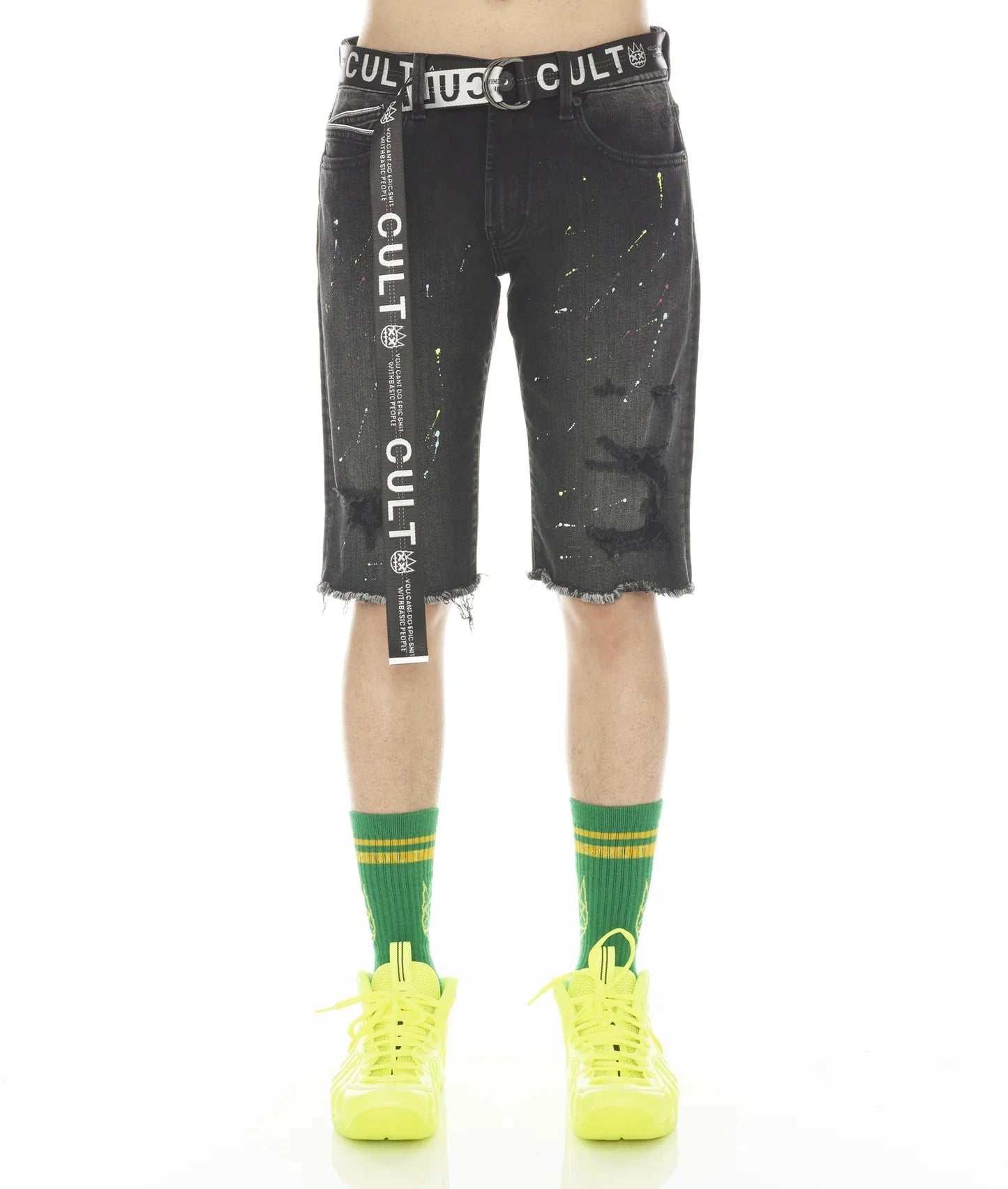 Cult Cult of Individuality Rocker Short belted in -Artist