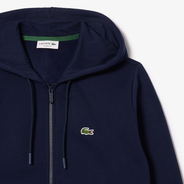 Lacoste (Men’s Navy fleece zip hoodie)