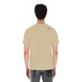 Cult of individuality Crew Neck Tee "Cult Tour" in Beige
