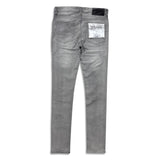 Premium disaster Men's ripped stretch jean basic grey