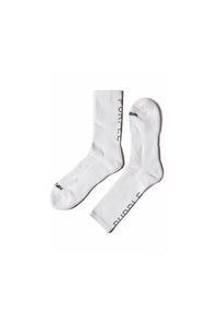 Purple Brand Cotton Crew Sock Crystal White