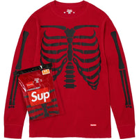 Supreme / Hanes Bones Thermal Crew L/S Tee Red