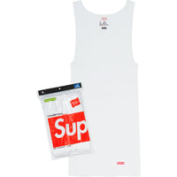 Supreme x Hanes Tagless Tank Tops White (Pack of 3)