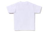 Bape Men’s Tree Edge Camo College Tee White X Grey