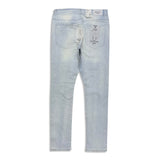 Focus Denim Men's Rhinestone Jeans - Light Blue