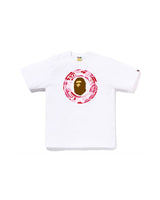 Bape Abc Camo Busy Works Tee White X Pink