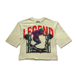 Kindred Men's Legend Skater Zombie Cropped Tee – Khaki